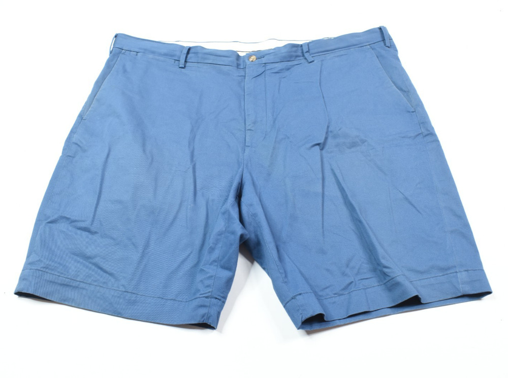 Polo Ralph Lauren Chino Shorts Mens 44B Blue Stretch Cotton Classic Fit